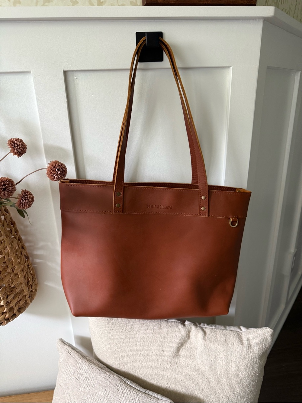 Portland Leather  Brown Tote Bag